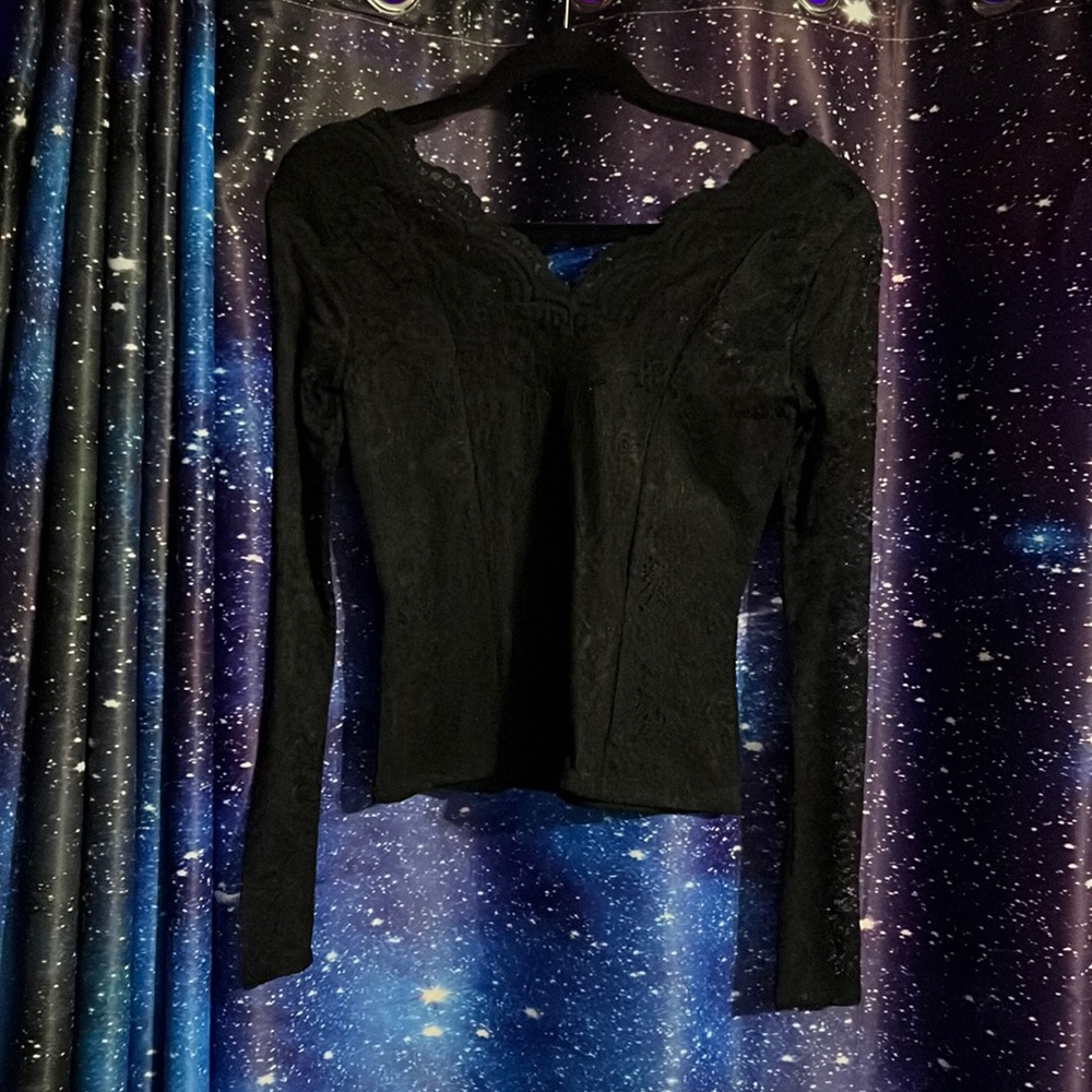 H&M lace top NWT XS